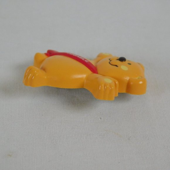 Russ Pin Bear Teddy 100% Huggable Sash Valentines Day Vintage Holiday Brooch - Picture 3 of 5